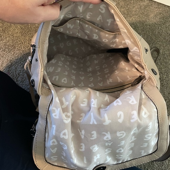 Aimee Kestenberg TAUPE pleated convertible backpack - Picture 5 of 10